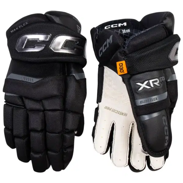Hokejové rukavice CCM Tacks XR Pro Black/Grey